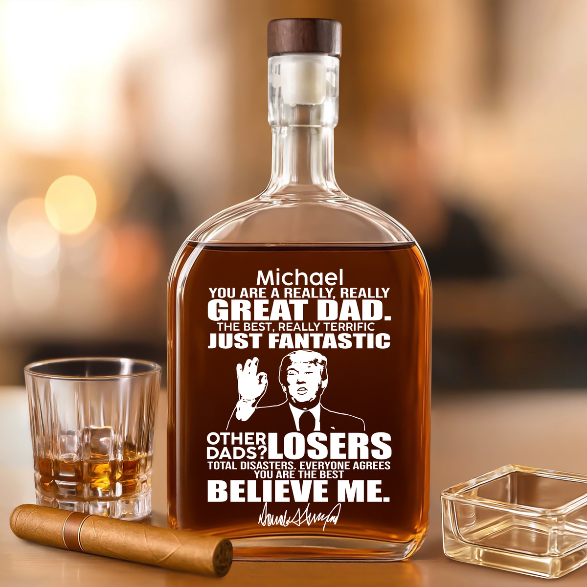 Custom Name You Are A Great Dad Donald Trump TH10 64377