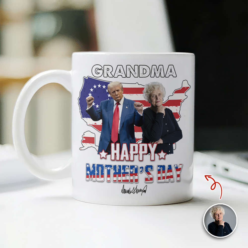 Custom Photo Trump Dad & Mom Mug – Happy Mother’s Day & Father’s Day LM32 897995