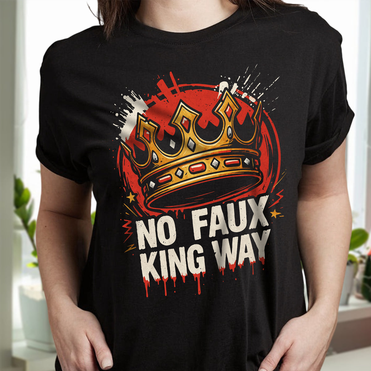 No Faux King Way Dark Shirt