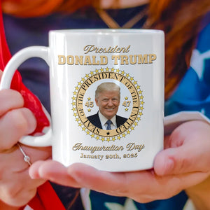 President Donald Trump White Mug HA75 64062