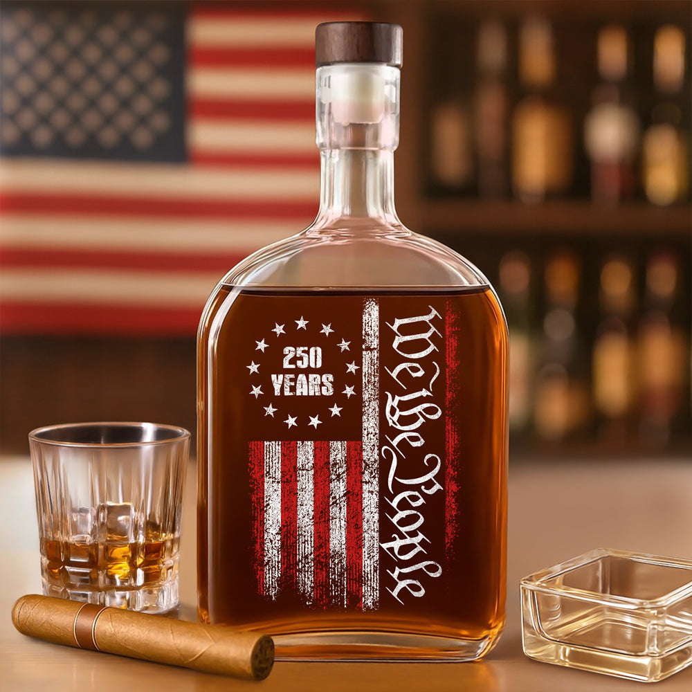 250 Years America Independence We The People US Whiskey Bottle HA75 897396