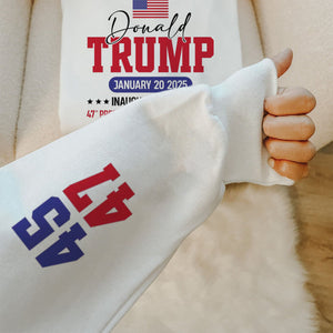 Trump Inauguration Bring Back The Greatness Of America 2025 Sleeve Sweatshirt LM32 65119