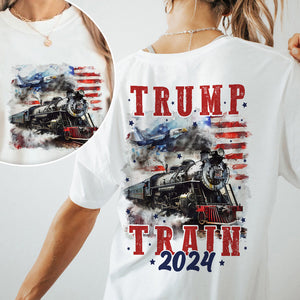 Trump Train 2024 Front And Back Bright Shirt N304 HA75 62922