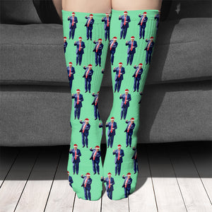 Let’s Embrace The Journey Ahead US Election Middle Tube Socks HO82 65508