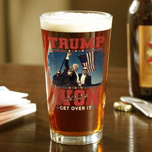 Trump Won President 2024 Print Beer Glass HO82 65176