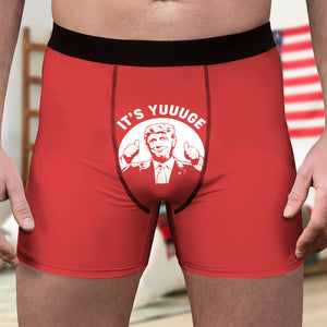 It's Huuuge - Trump Thumbs Up To This Funny Gift Men's Boxer HA75 64270