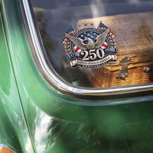 USA 250th Anniversary, 1776-2026 America 250 Emblem Semiquincentennial Car Window Decal Sticker HO82 900954