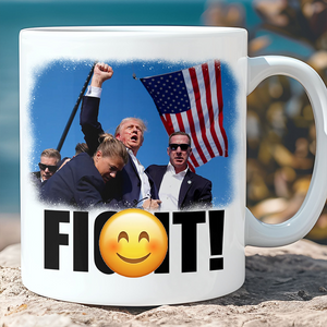 Trump Fi**t 2024 Mug | Trump Pennsylvania Rally | Trump Fi**t Mug C1120 - GOP