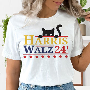 Harris Walz 2024 Cat Bright Shirt TH10 63347