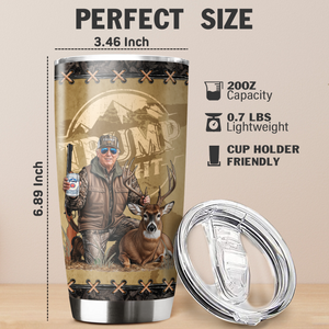 Custom Trump Deer Hunting, Duck Hunting Fat Tumbler HA75 64042