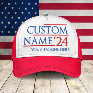 Custom Text Election Classic Cap HO82 65130