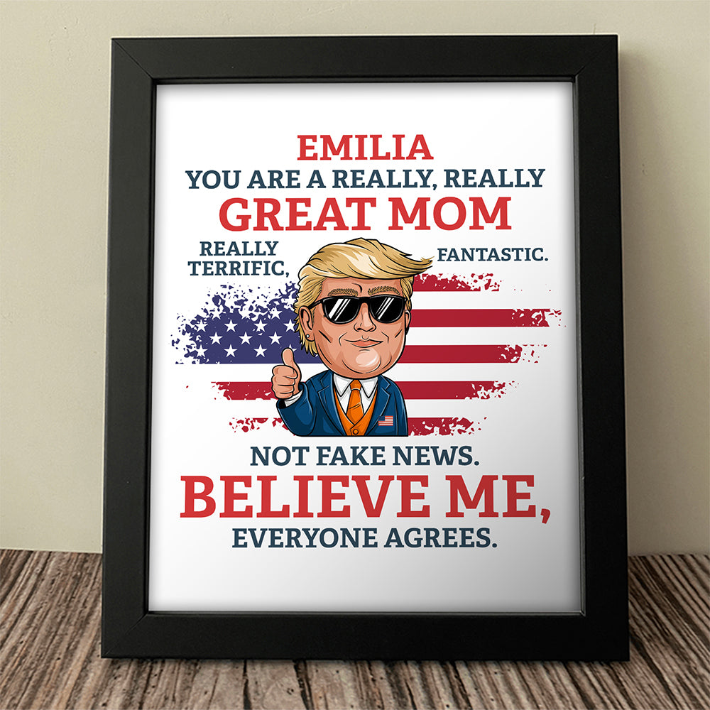 Custom Name You Are A Great Person Personalized Donald Trump Picture Frame CH07 67344