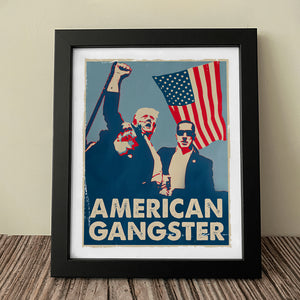 American Gangster Trump Sh** Picture Frame Canvas Poster HA75 63278