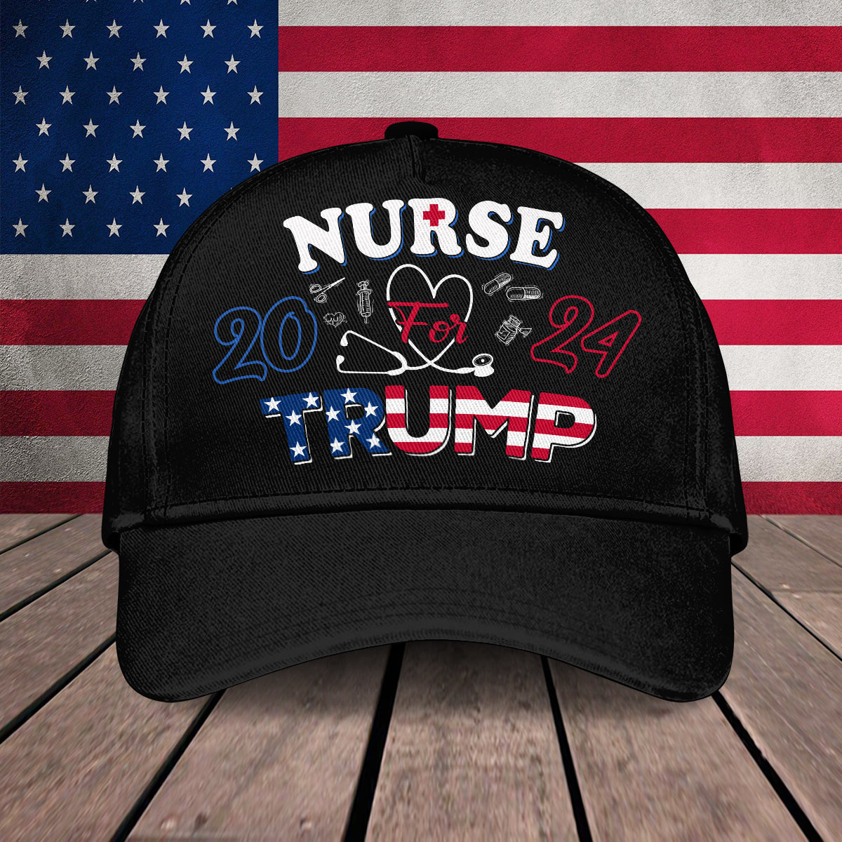 Nurses For Trump 2024 Classic Cap HA75 63438