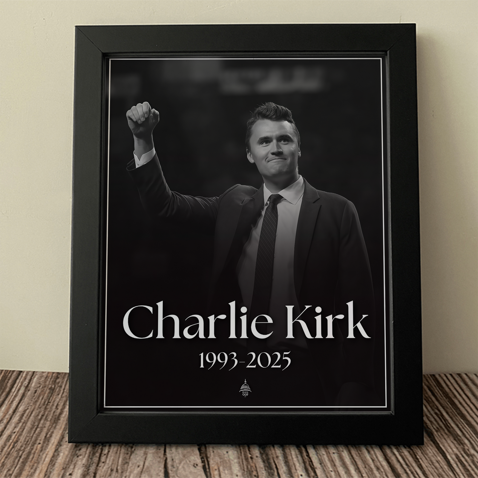 Pray For Charlie Kirk 1993 - 2025 Memorial Picture Frame TH10 64435