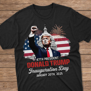 Donald Trump Inauguration Day Keep Calm And Celebrate The Win Dark Shirt LM32 65159