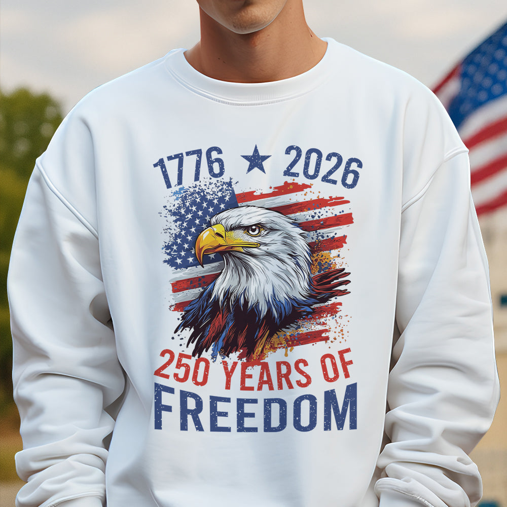 America Semiquincentennial 250 Years Of Freedom Bright Shirt CH07 896686
