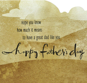 Father'S Day Card (Through Thick and Thin)