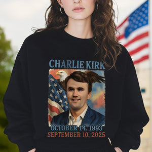 Pray for Charlie Kirk Dark Shirt HA75 64554