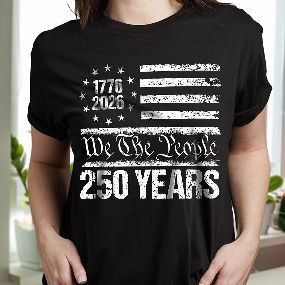 250 Years USA 250th Birthday 1776-2026 Eagle Flag Dark Shirt HO82 894566