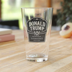 Donald Trump Old No 45 & 47 American Spirit Beer Glass LM32 65055