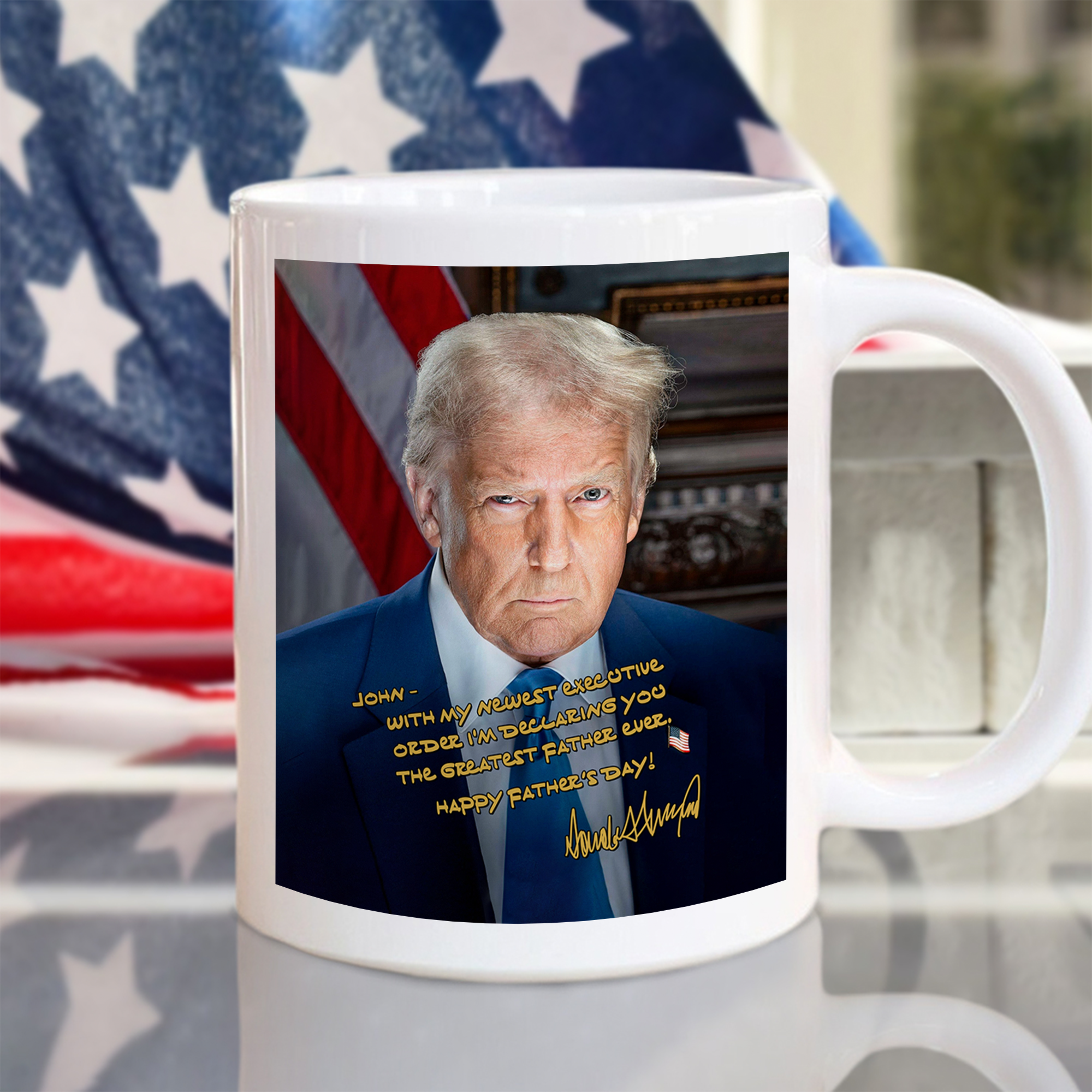 Trump You're The Greatest Father White Mug Personalized Gift CH07 67310