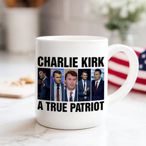 Charlie Kirk A True Patriot White Mug HO82 65892