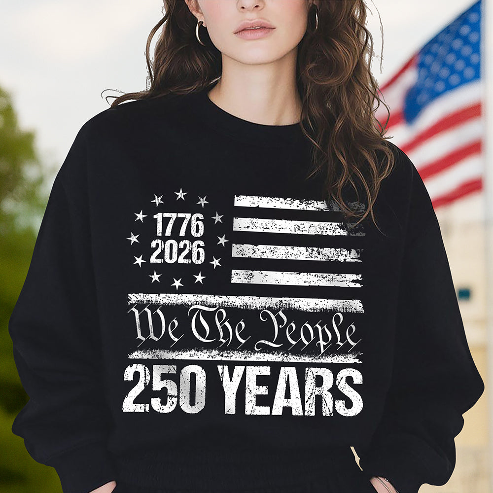 250 Years USA 250th Birthday 1776-2026 Eagle Flag Dark Shirt HO82 894566