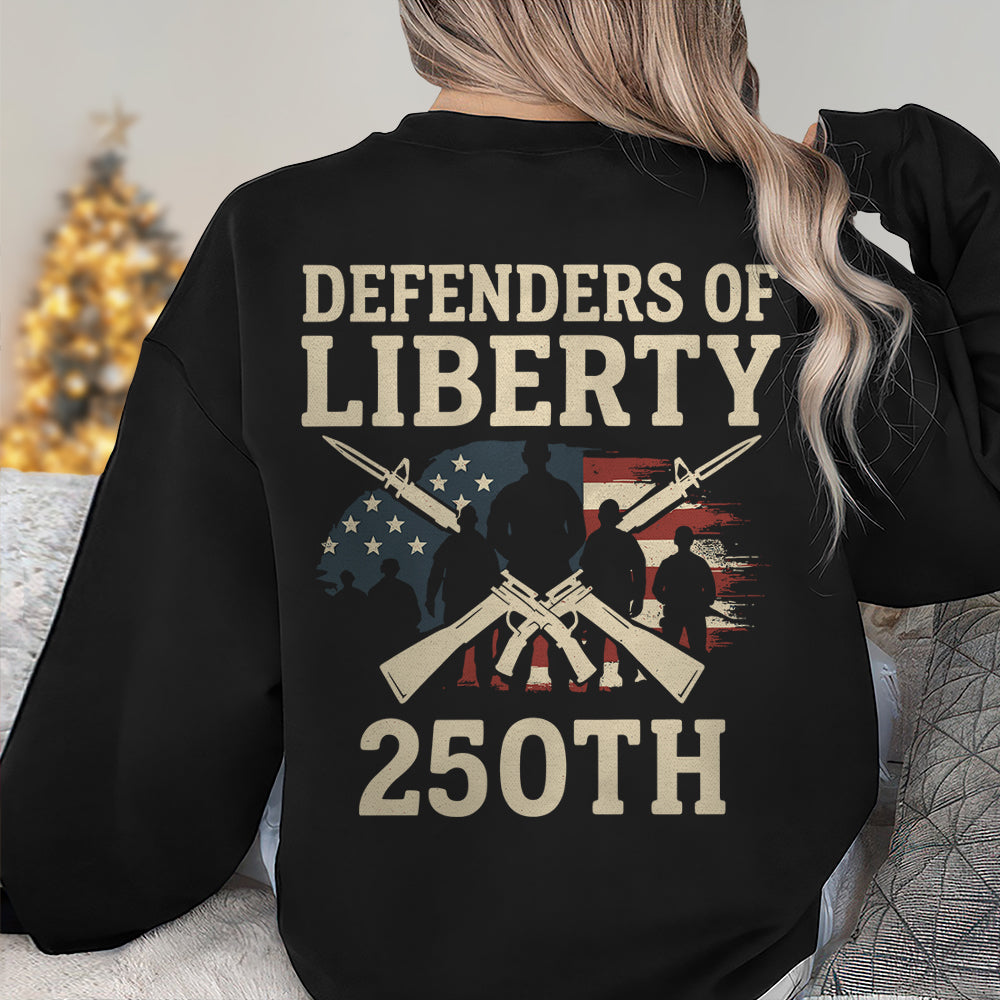 Defenders Of Liberty 250th Anniversary USA Back Side Dark Shirt HA75 897294
