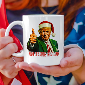 Make Christmas Great Again With Trump Mug HA75 63653