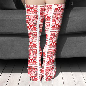 Trump Make Christmas Great Again Socks N369 HA75 64090