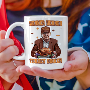 Trump Great Again Winner Turkey Dinner White Mug LM32 63917