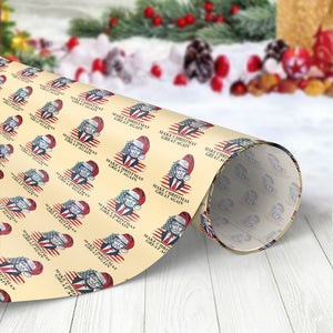 Trump Make Christmas Great Again 2024 Wrapping Paper LM32 65027