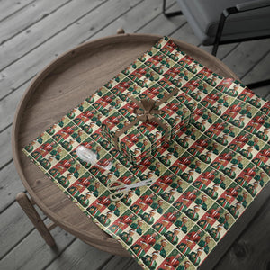 Jolly Trump Christmas, Christmas Trump Gift Wrap, Trump Wrapping Paper for Gifts, Maga Gift Wrap Christmas Trump 2024, Santa Trump Gifts