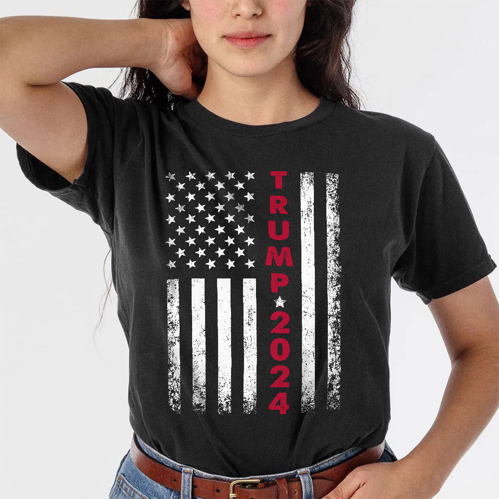 Donald Trump Flag 2024| Donald Trump Homage Tshirt | Donald Trump Fan Tees | TR838 62838