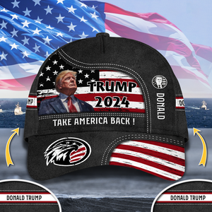 Upload Photo Trump 2024 The America Back Classic Cap TA29 62444