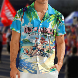 Trump Chilling at The Gulf of America Hawaii Shirt CH07 67346