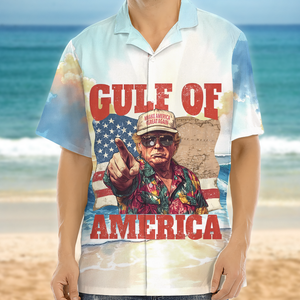 Trump Chilling at The Gulf of America Hawaii Shirt CH07 67346