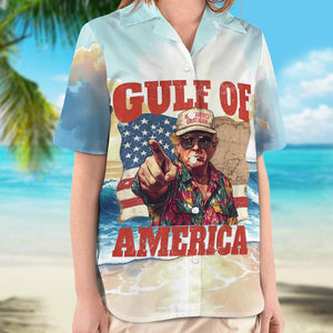 Trump Chilling at The Gulf of America Hawaii Shirt CH07 67346