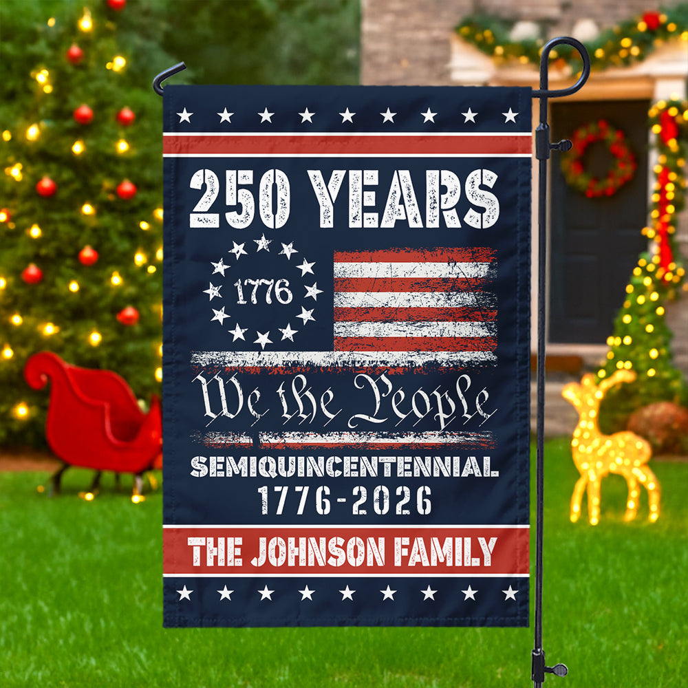 Celebrate Our America 250th Anniversary United States Personalized Garden Flag HA75 897402