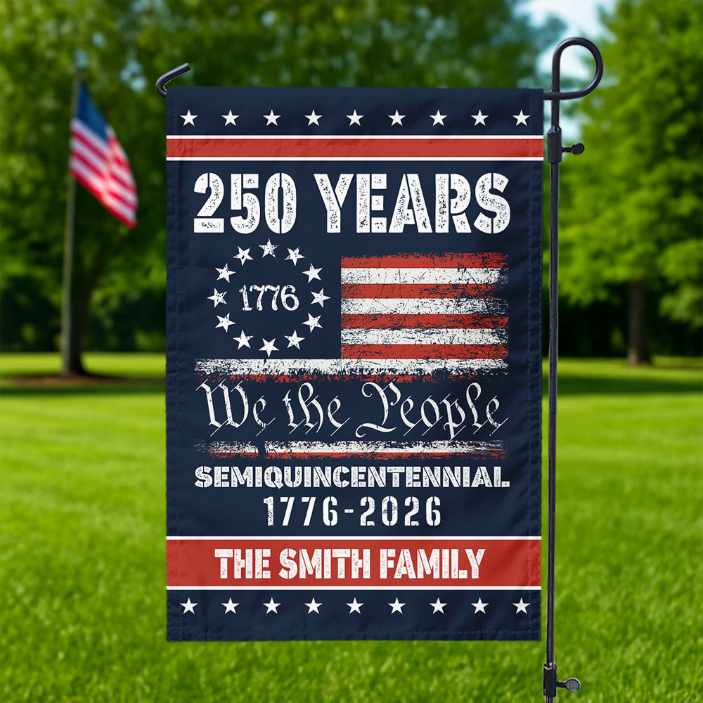 Celebrate Our America 250th Anniversary United States Personalized Garden Flag HA75 897402
