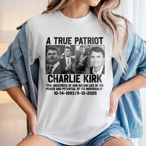 Justice for Charlie Kirk - Prayers Up for Charlie Bright Shirt HA75 64408