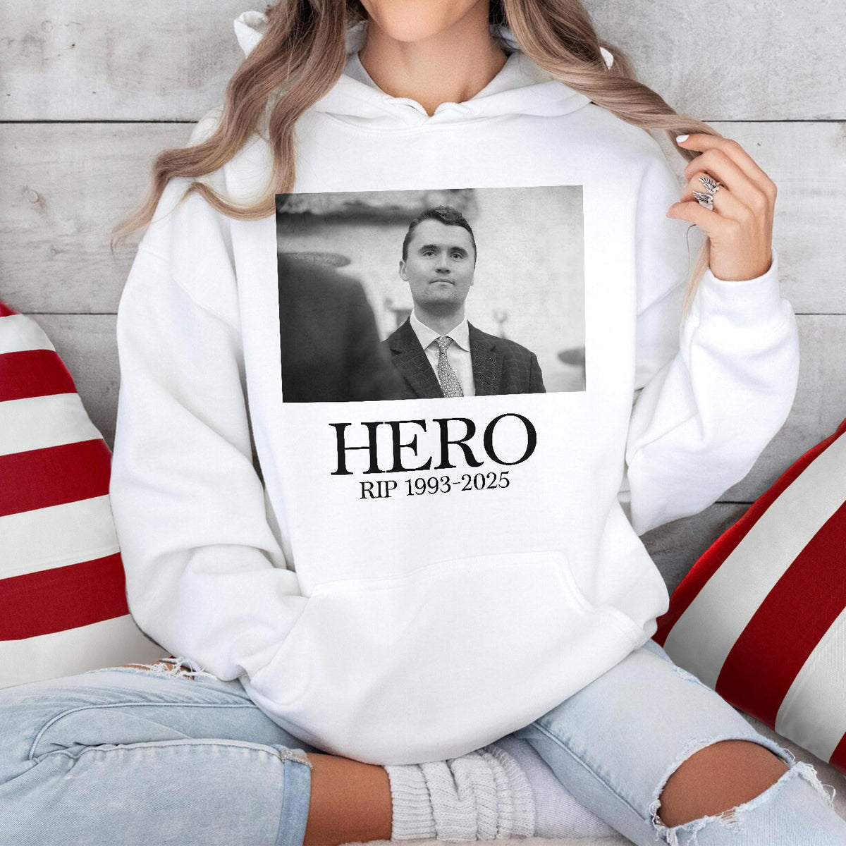 Hero Charlie Kirk American Hero Bright Shirt HO82 65828