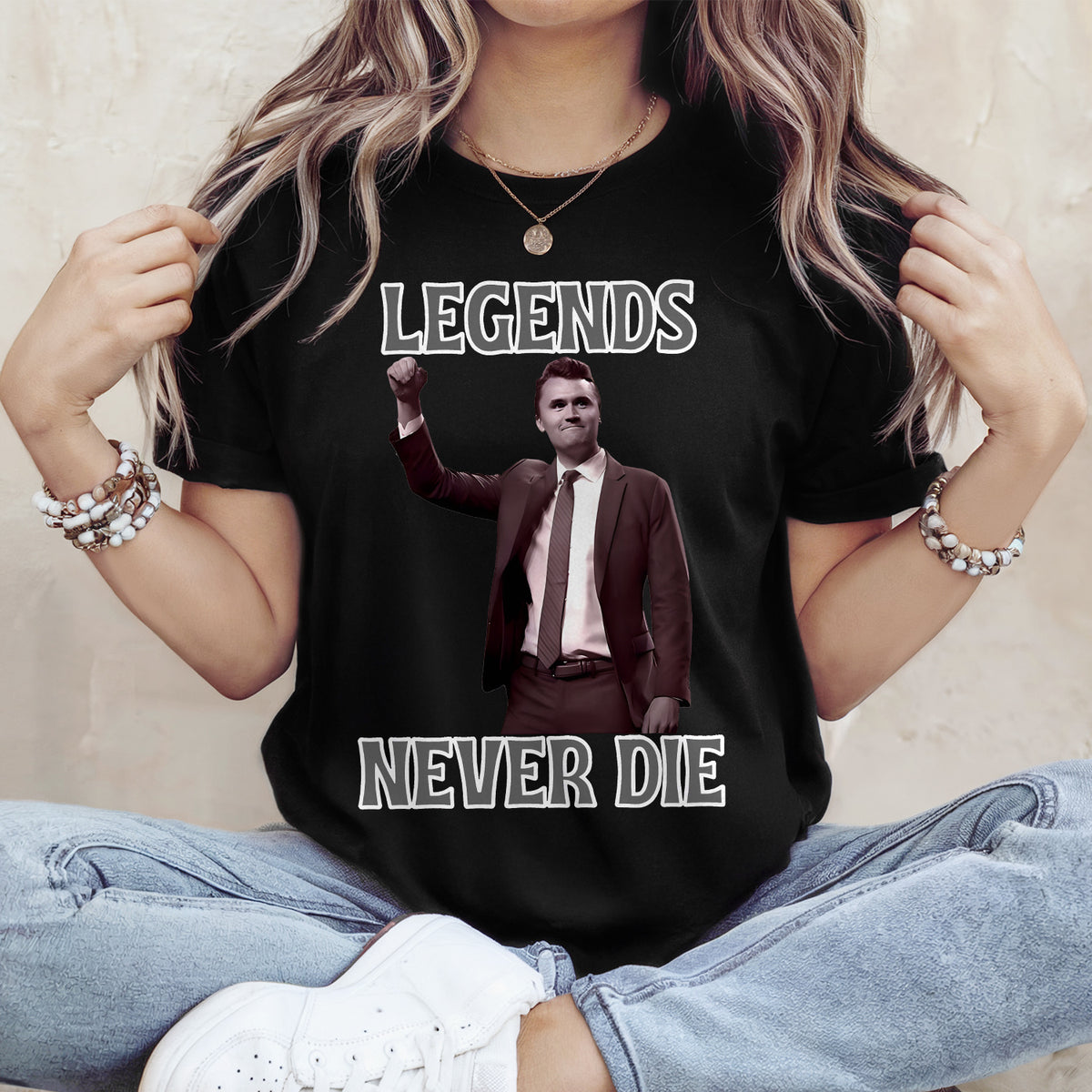 Legends Never Die Charlie Kirk Dark Shirt HO82 65874