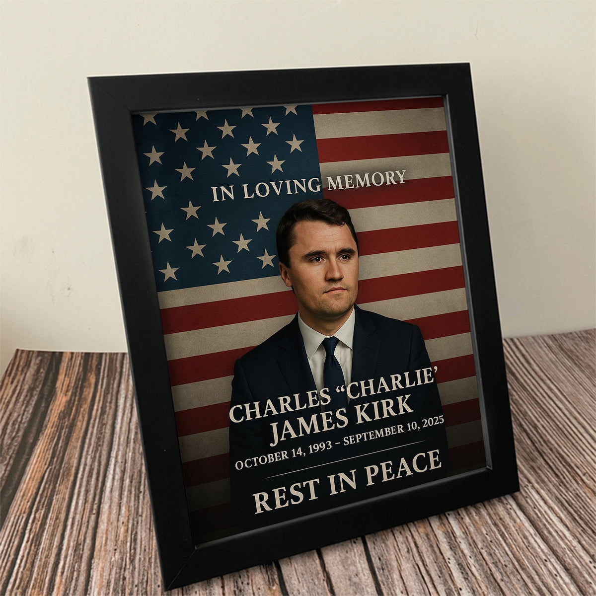 In Loving Memory Of Charlie Kirk 1993 - 2025 Picture Frame HO82 65966