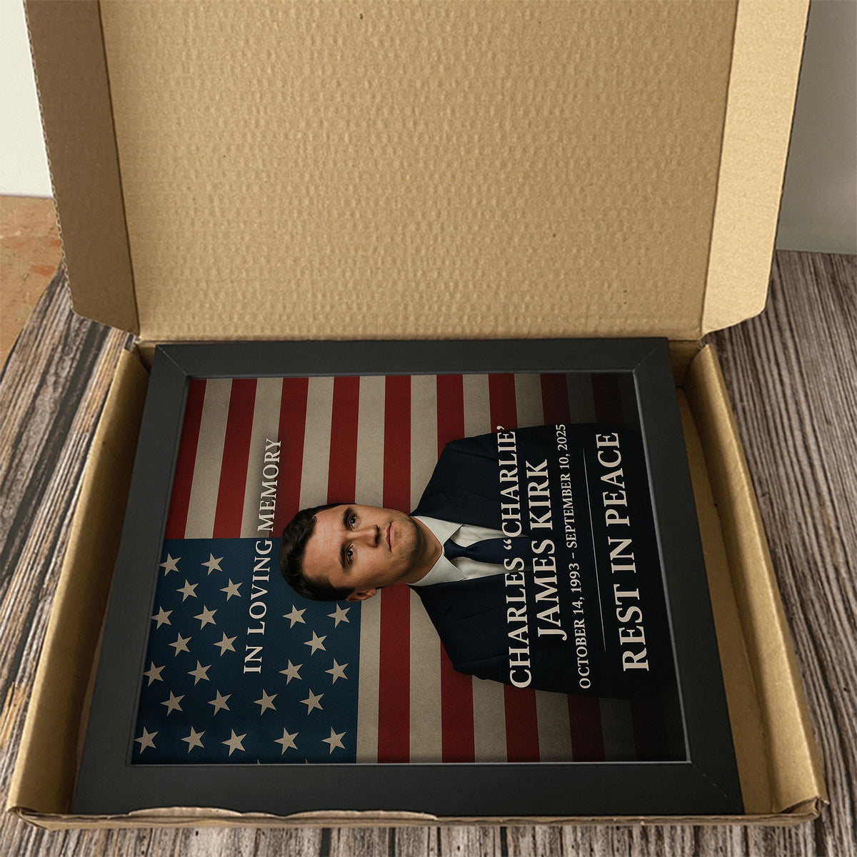 In Loving Memory Of Charlie Kirk 1993 - 2025 Picture Frame HO82 65966