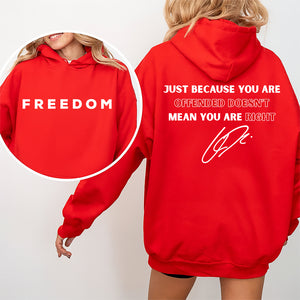 Doesn't Mean You are Right Charlie Kirk Freedom Shirt TH10 64551