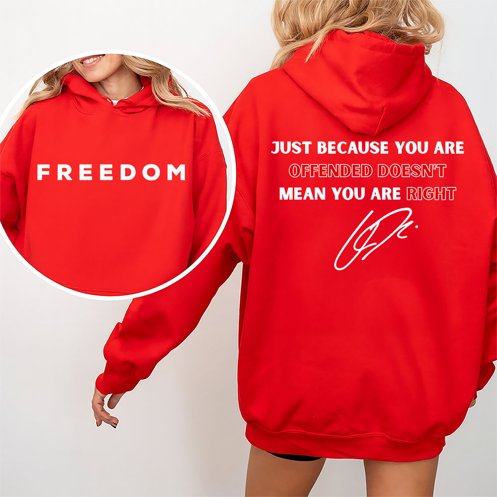 Doesn't Mean You are Right Charlie Kirk Freedom Shirt TH10 64551
