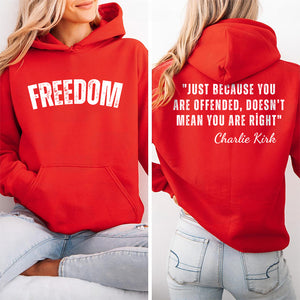 Justice for Charlie Kirk Freedom Shirt TH10 64553