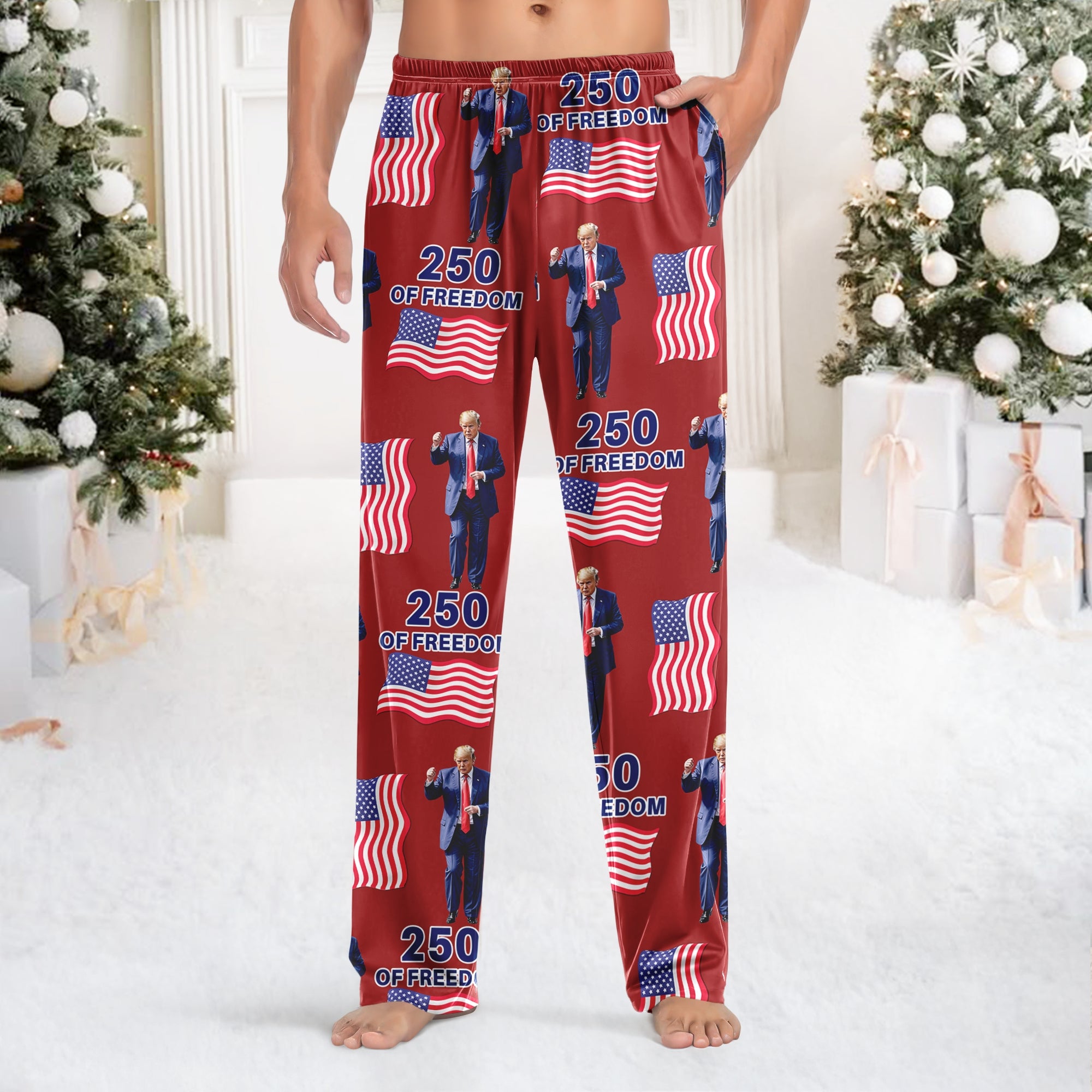 Custom Photo With Trump America 250 Years Politics Sweatpants LM32 895845